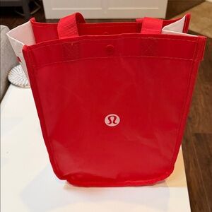 Lululemon Red Small Tote Bag